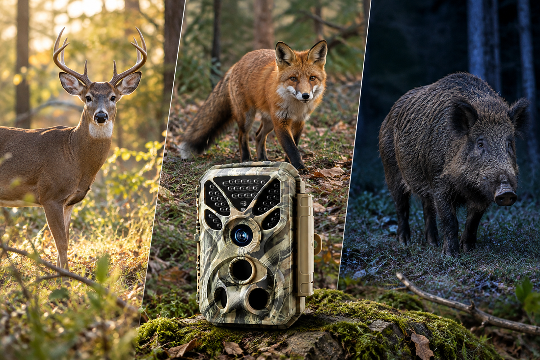 Heute ein Hirsch, morgen ein Fuchs? Was Wildkameras über die Aktivität von Wildtieren verraten