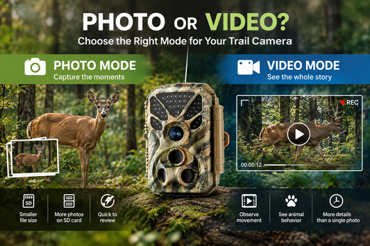 Foto- oder Videomodus bei einer Wildkamera?