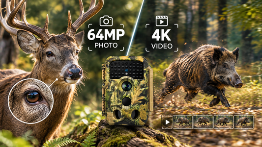 Sind 64MP und 4K wirklich notwendig? So wählen Sie die richtige Bildqualität für eine Wildkamera