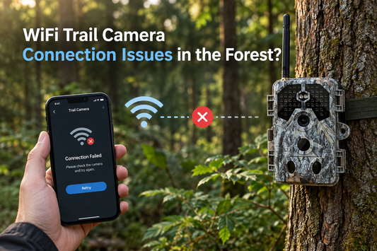 Warum verbindet sich eine WiFi-Wildkamera im Wald nicht?