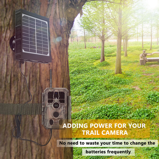 Solarpanel-Kits 3W 8000mAh 12V/9V/6V Ausgang Mini Portable Outdoor oder Indoor Wiederaufladbare Stromversorgung für alle Wildkamera | BL8000