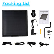 Solarpanel-Kit 10W 25000mAh Indoor Outlet Charging oder Outdoor Solar Charging, 5V Input, 12V/9V/6V Output mit USB-A sowie Type-C Output für WildKameras, Mobiles, Laptops | BL25A