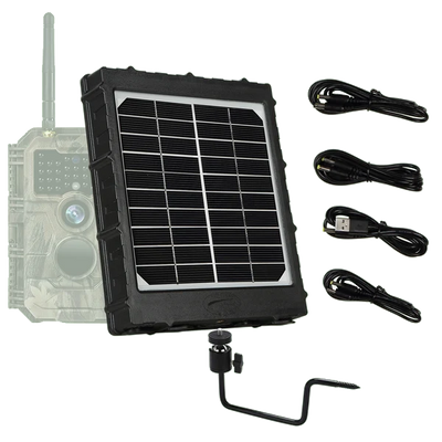 Solarpanel-Kits 3W 8000mAh 12V/9V/6V Ausgang Mini Portable Outdoor oder Indoor Wiederaufladbare Stromversorgung für alle Wildkamera | BL8000