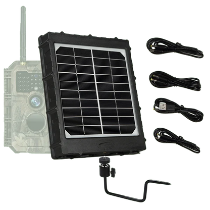 Solarpanel-Kits 3W 8000mAh 12V/9V/6V Ausgang Mini Portable Outdoor oder Indoor Wiederaufladbare Stromversorgung für alle Wildkamera | BL8000