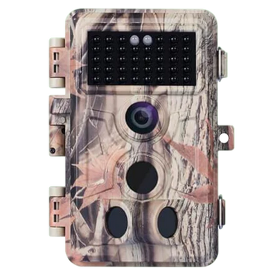 Wildkamera 64MP 2304*1296p mit Bewegungsmelder Nachtsicht Max. Entfernung bis 90 Füße, 0,1s Schnelle Trigger Geschwindigkeit，IP66 Wasserdichter| A262