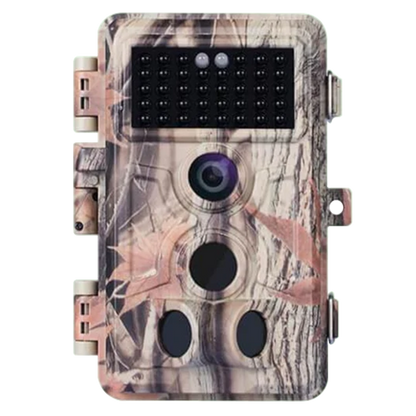 Wildkamera 64MP 2304*1296p mit Bewegungsmelder Nachtsicht Max. Entfernung bis 90 Füße, 0,1s Schnelle Trigger Geschwindigkeit，IP66 Wasserdichter| A262