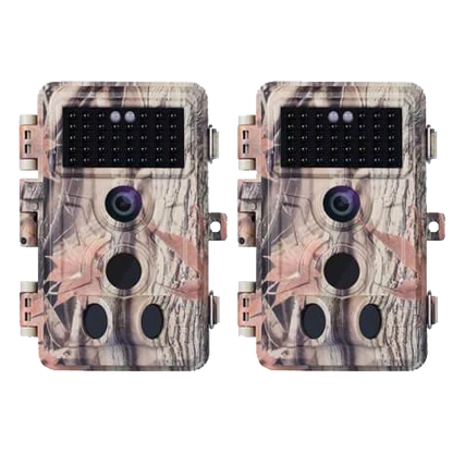 Caméra de surveillance pour la faune sauvage 32 MP 2304 x 1296p avec détecteur de mouvement, vision nocturne, portée maximale jusqu'à 27 m, déclenchement rapide de 0,1 s, étanchéité IP66 | A262 