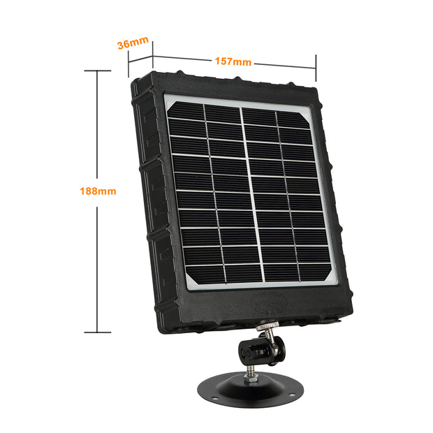 3000 mAh, 12V/6V Solarpanel mit Akku IP66: Solarmodul und Solarzelle für  Außenbereiche – Wetterfest