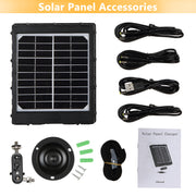 Bundle Wildkamera Wlan 32MP 1296P 0,1s Schnelle Trigger Geschwindigkeit Nachtsicht Bewegungsmelder 110°PIR IP66 Wasserdichter und Solarpanel-Kits 8000mAh| A280W Grün