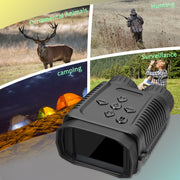 Mini Digitales Nachtsichtgerät Binokular 12MP 1080P Abstand zu 300M mit 2,4" TFT für die Jagd Wandern Camping Klettern