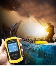 Fishfinder Fischfinder 100M / 328ft Portable Angeln Sonar Sensor Verkabelt LCD Tiefe Finder Echolot