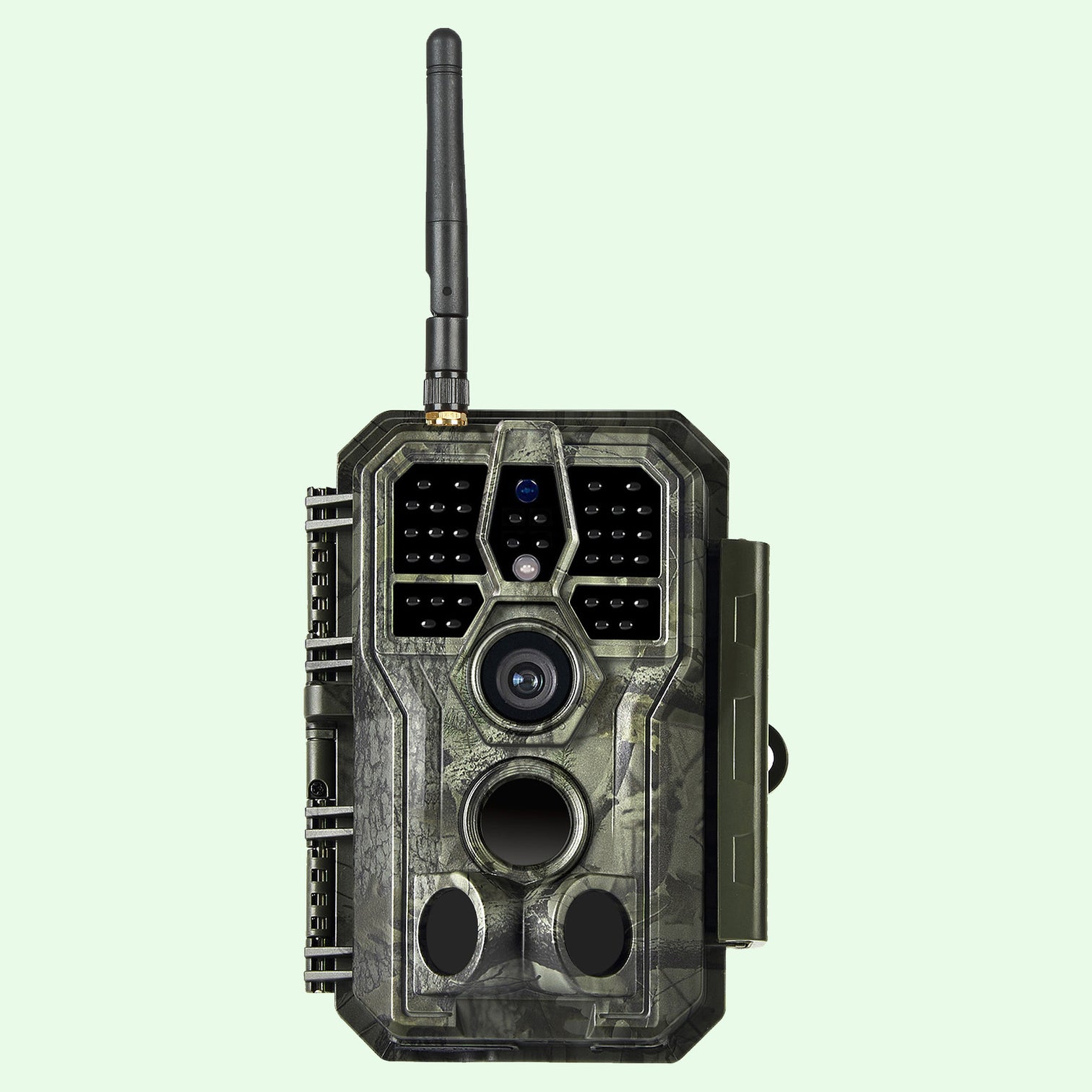 Wildkamera Wlan Fotofalle Jagdkamera Wildtierkamera 64MP 1296P 0,1s Schnelle Trigger Geschwindigkeit Nachtsicht Bewegungsmelder 120°PIR IP66 Wasserdichter | A280W Grün