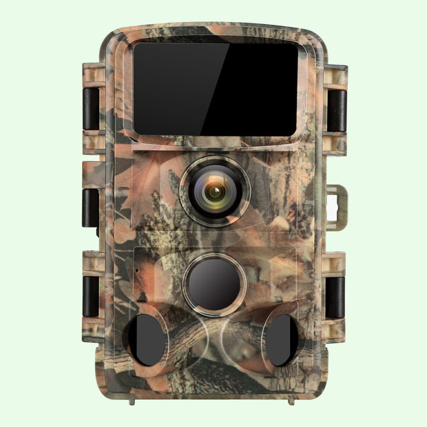 Wildkamera Game Cam 24MP 1080P mit Nachtsicht 42pcs Infrarot-LEDs Auslösedistanz bis zu 20m Erfassungswinkel 120° für die Jagd Yellow